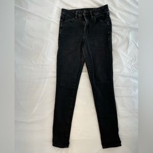 American Eagle Black High Waisted Skinny Jeans